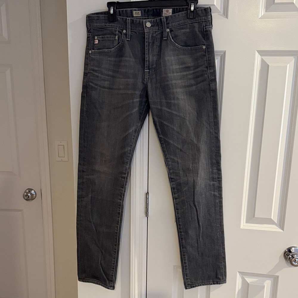 AG Dylan Men's Charcoal Slim Jeans Size 31